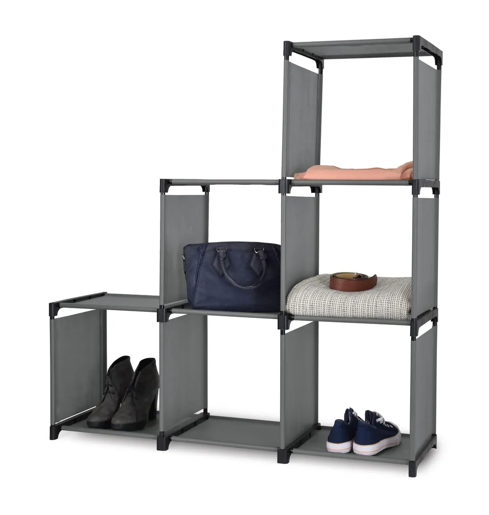 Domopak Living Scaffale 6 Scomparti 106x30x110 cm