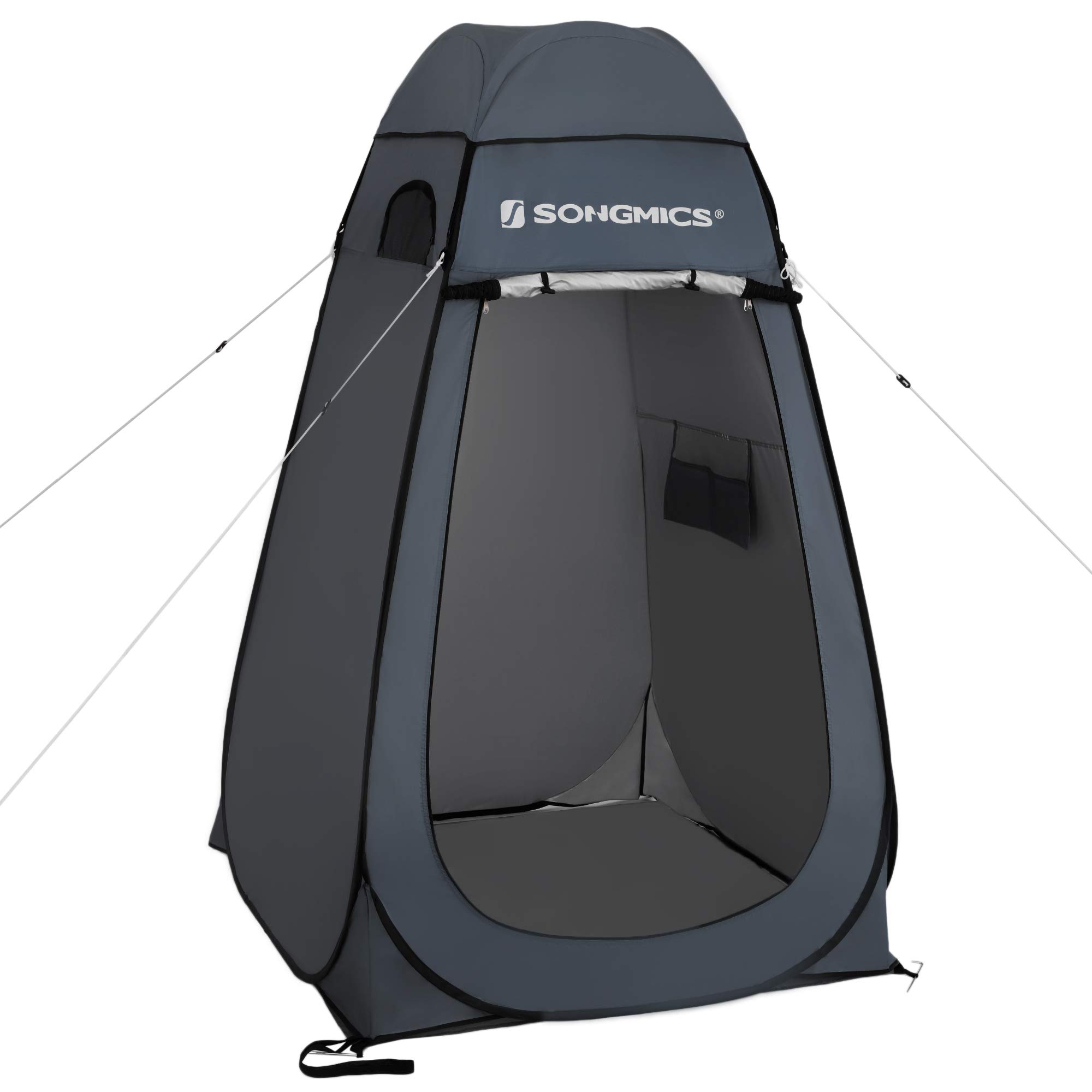Songmics GPT01GY Tenda Doccia Pop-Up Grigio Blu 120x120