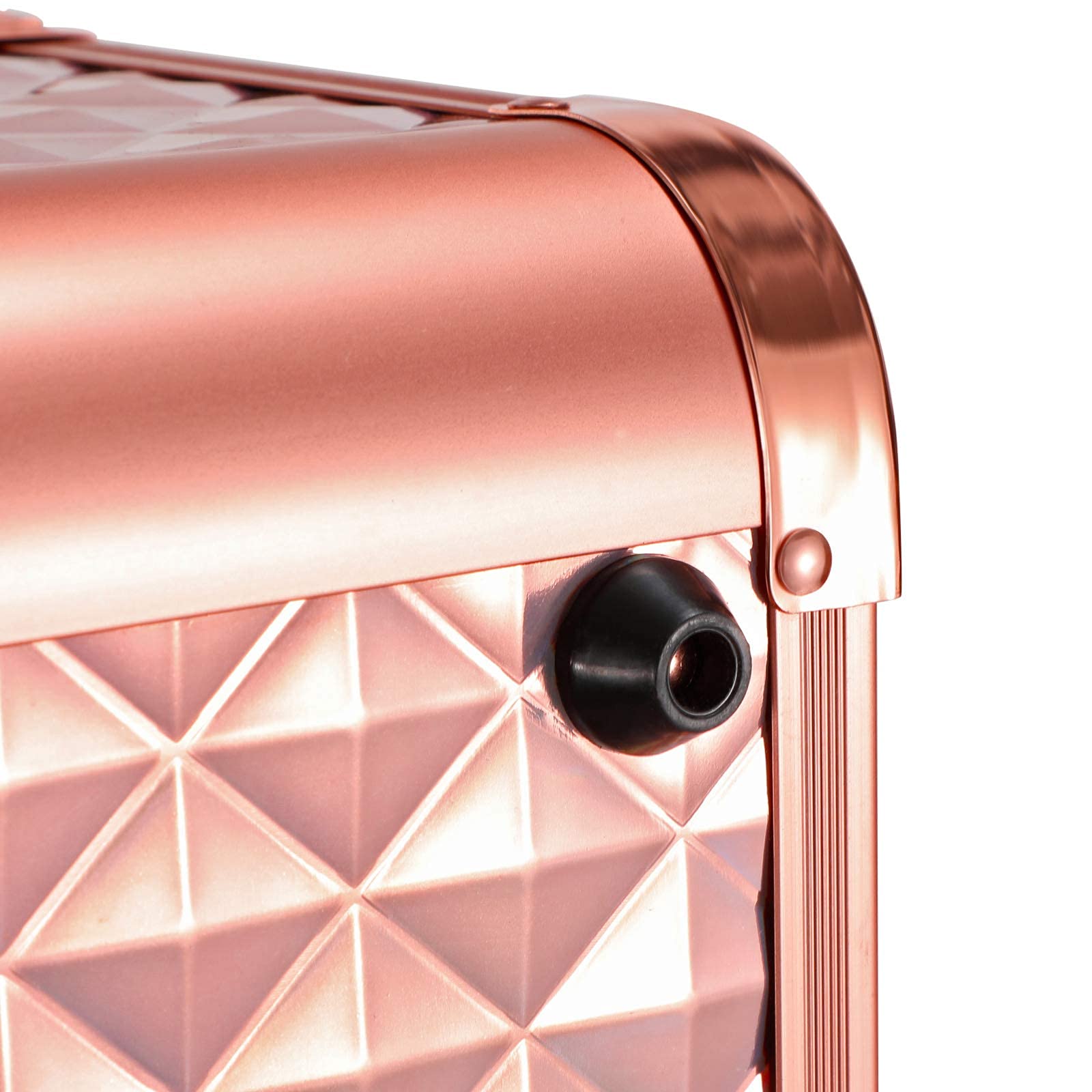 Songmics JBC323 valigetta trucchi oro rosa con serratura