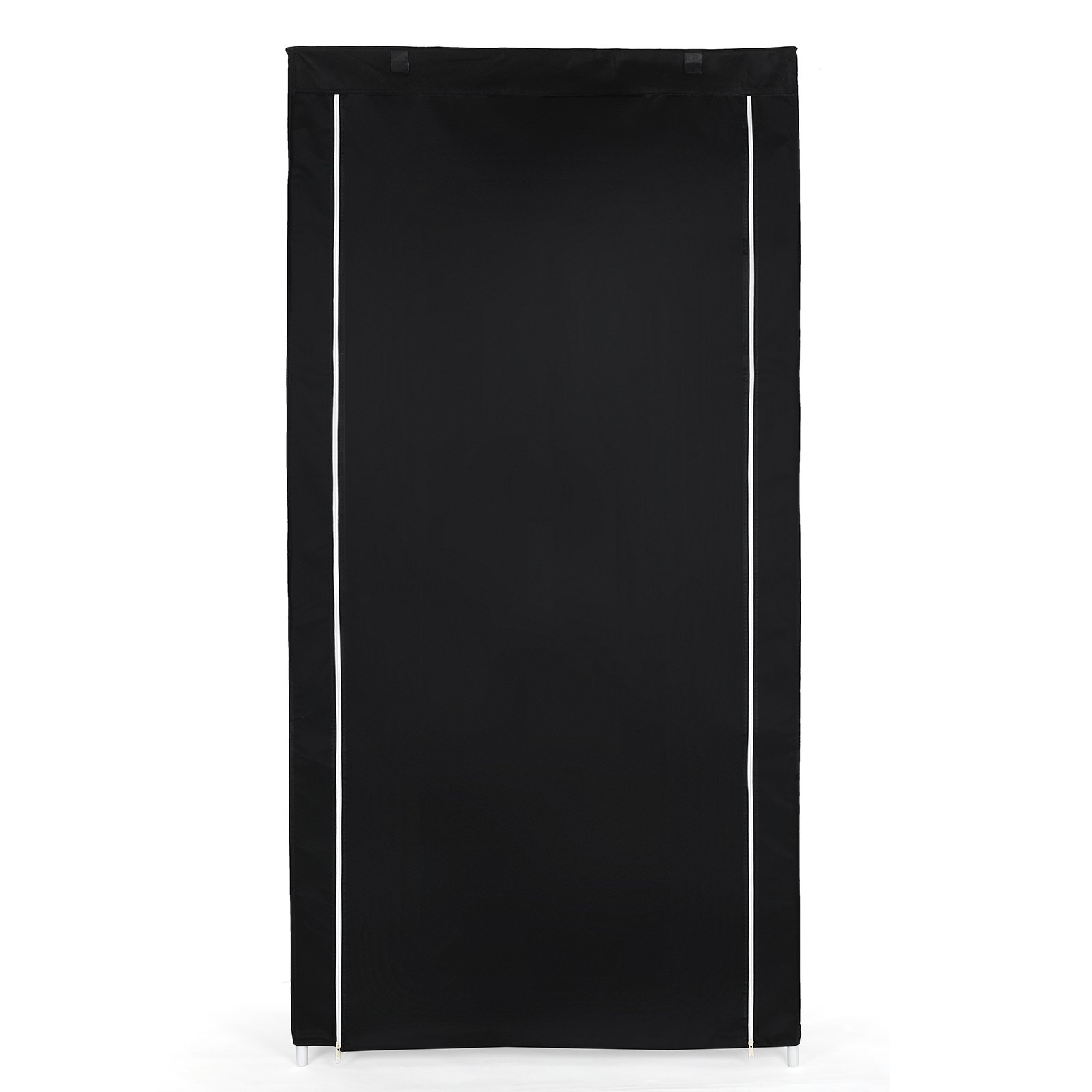 Songmics RXA10H scarpiera 10 ripiani nero 88x28x175 cm antipolvere