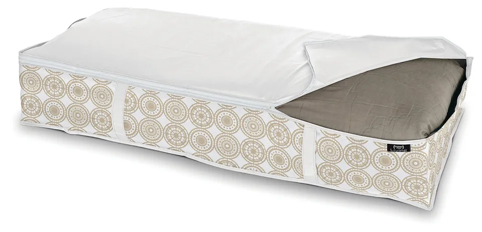 Domo Pak Ella Beige custodia coperte 95x45x18 cm XL