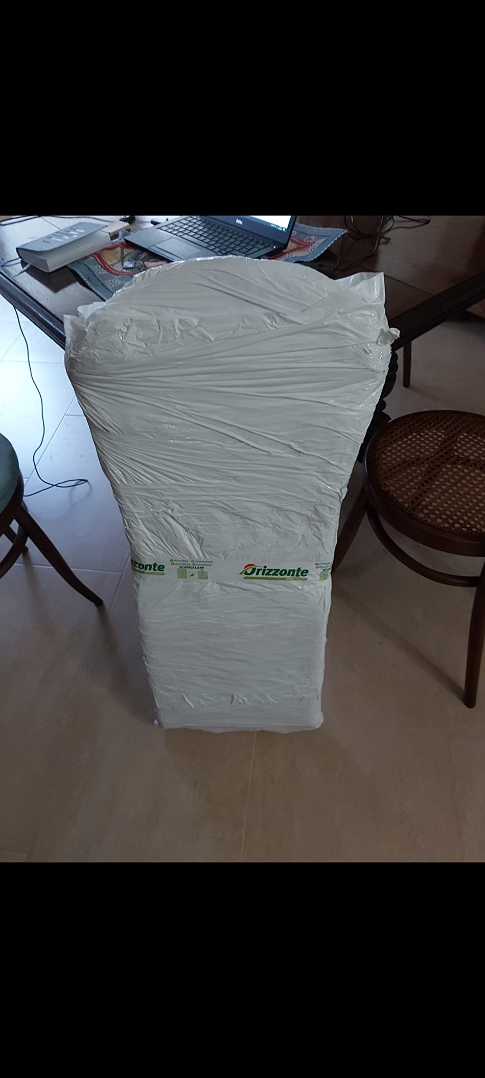 Domopak Living indossatore legno ciliegio 47x36x104 cm ruote