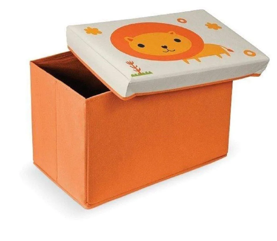 Domopak Living Leone pouf contenitore 49x31x31 cm seduta 85 kg