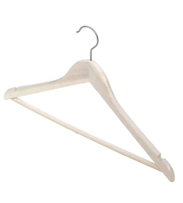 Domopak Living appendiabiti legno bianco 45 cm 3 pezzi salvaspazio