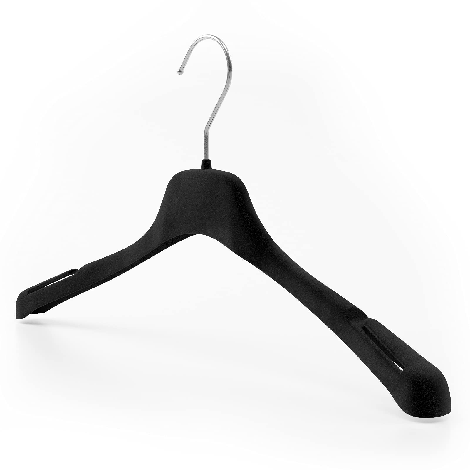 Mainetti Velluto Top grucce antiscivolo nero 10 pezzi 41 cm