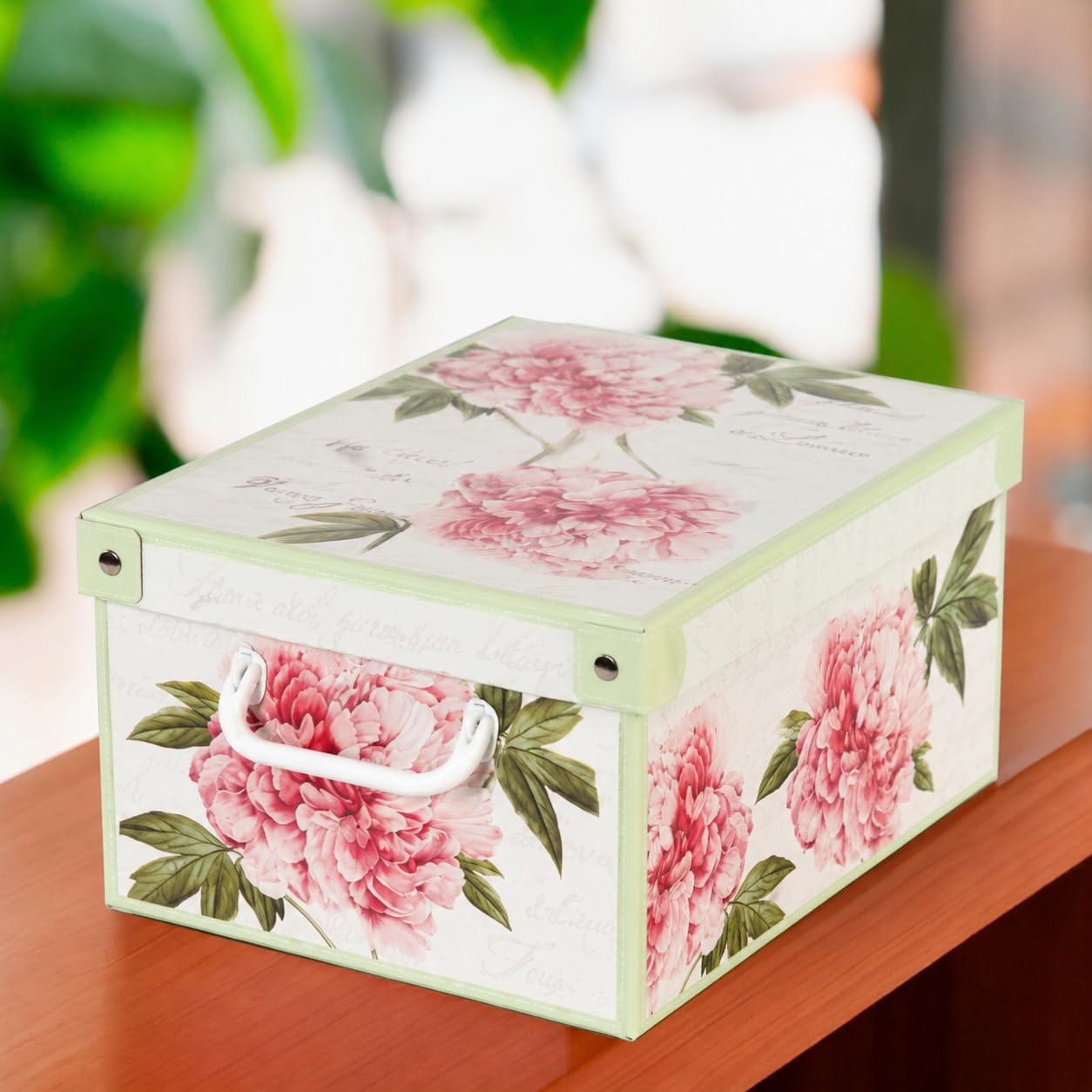 Lavatelli Peonie Piccola scatole armadio set 4 pezzi 25x35 cm