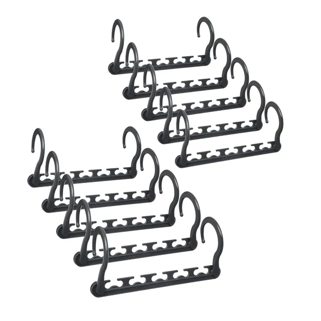 Songmics CRP23G-10 ganci appendiabiti 10 pezzi grigi 15 kg