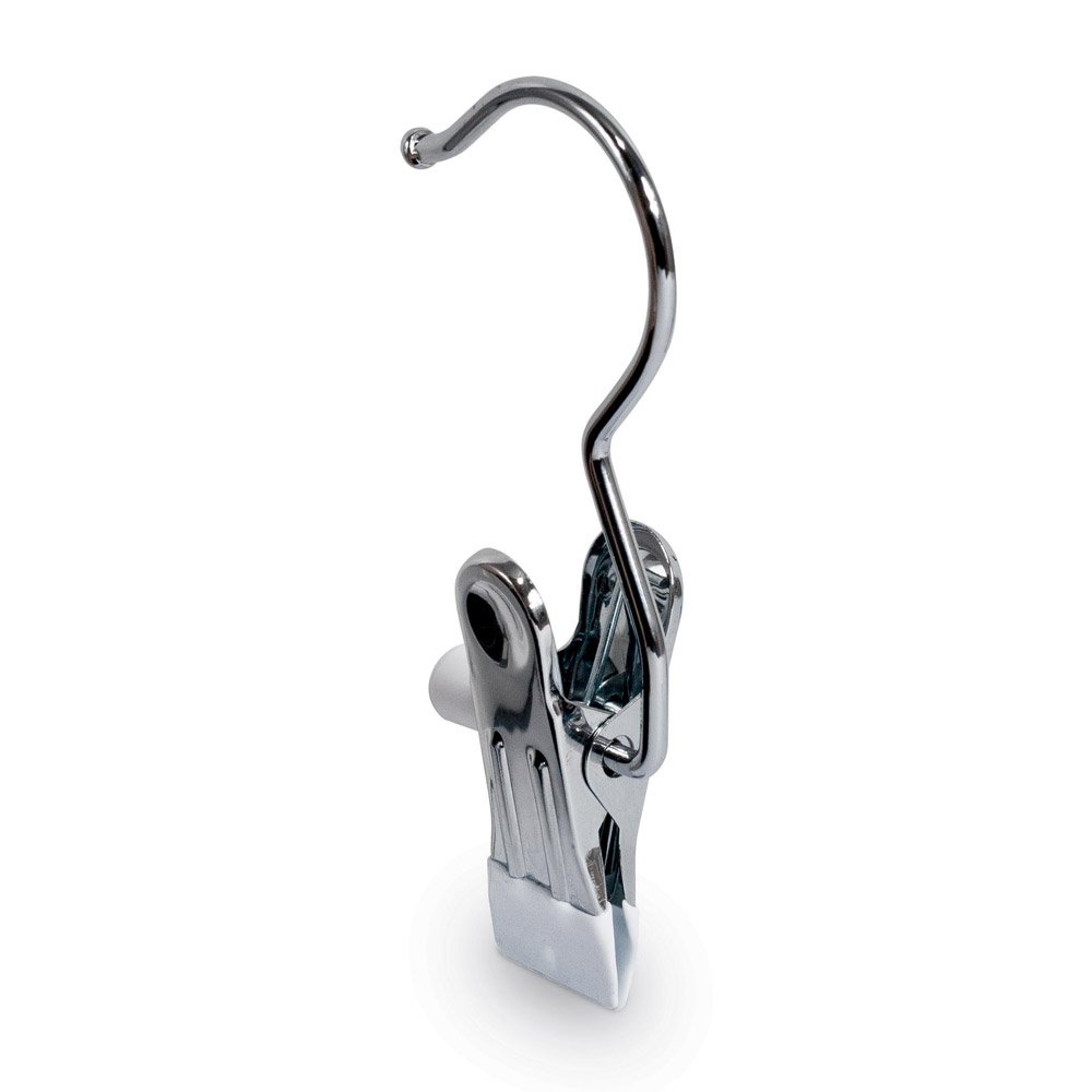 Domopak Living appendini con pinza acciaio set 4 pezzi 11 cm
