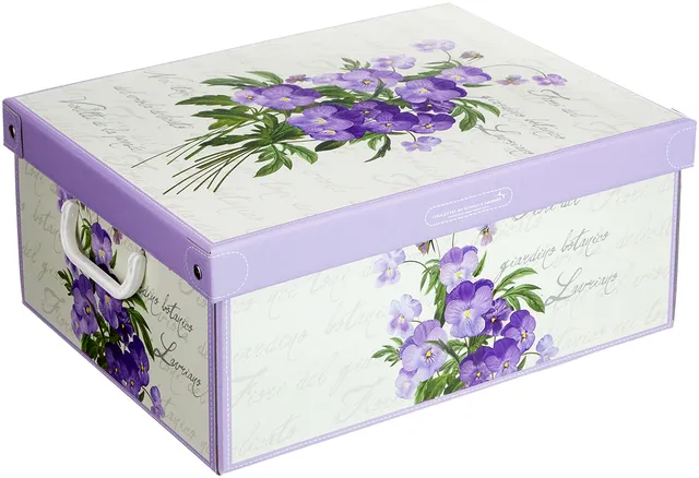 Lavatelli Scatola Cartone Violette Media 32x42x17,5 cm