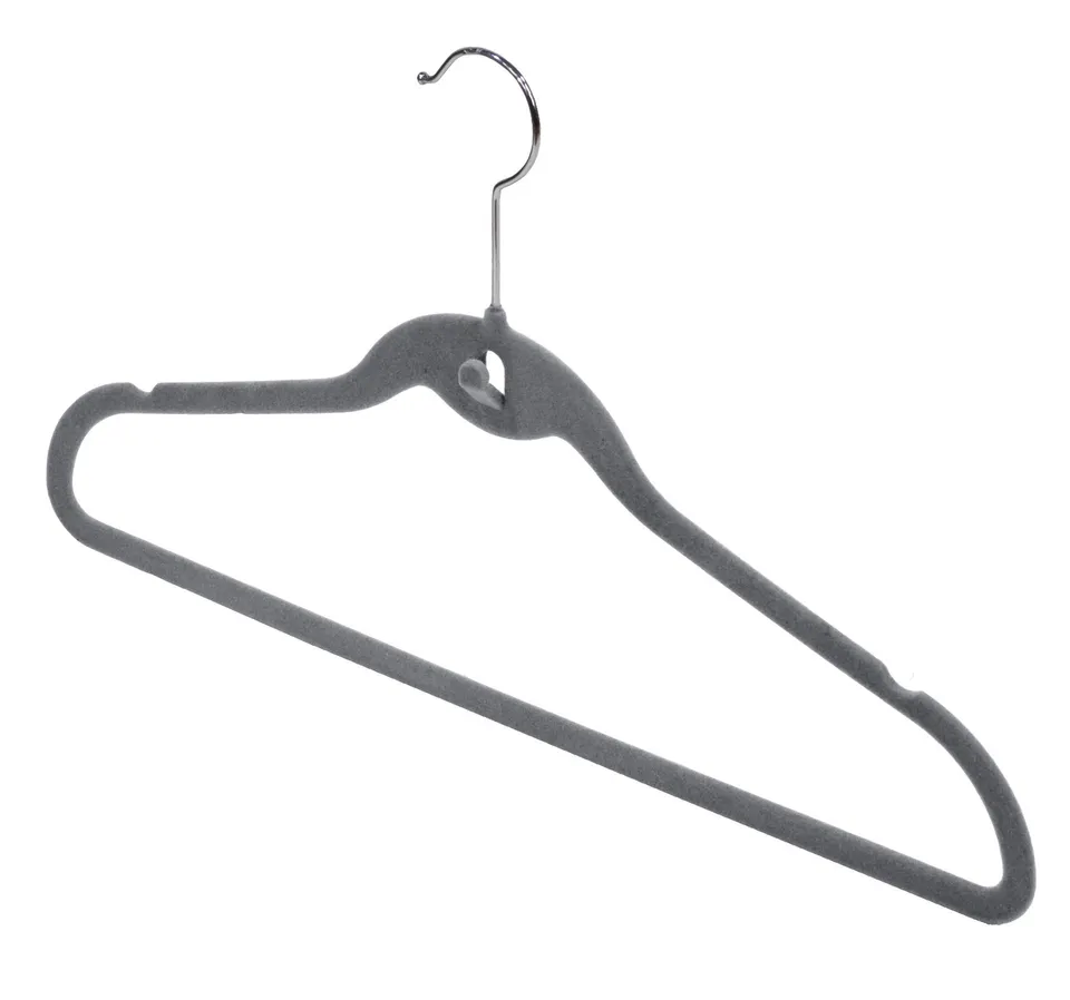 Domopak Living Appendiabiti Antiscivolo Grucce Grigio 3 Pezzi
