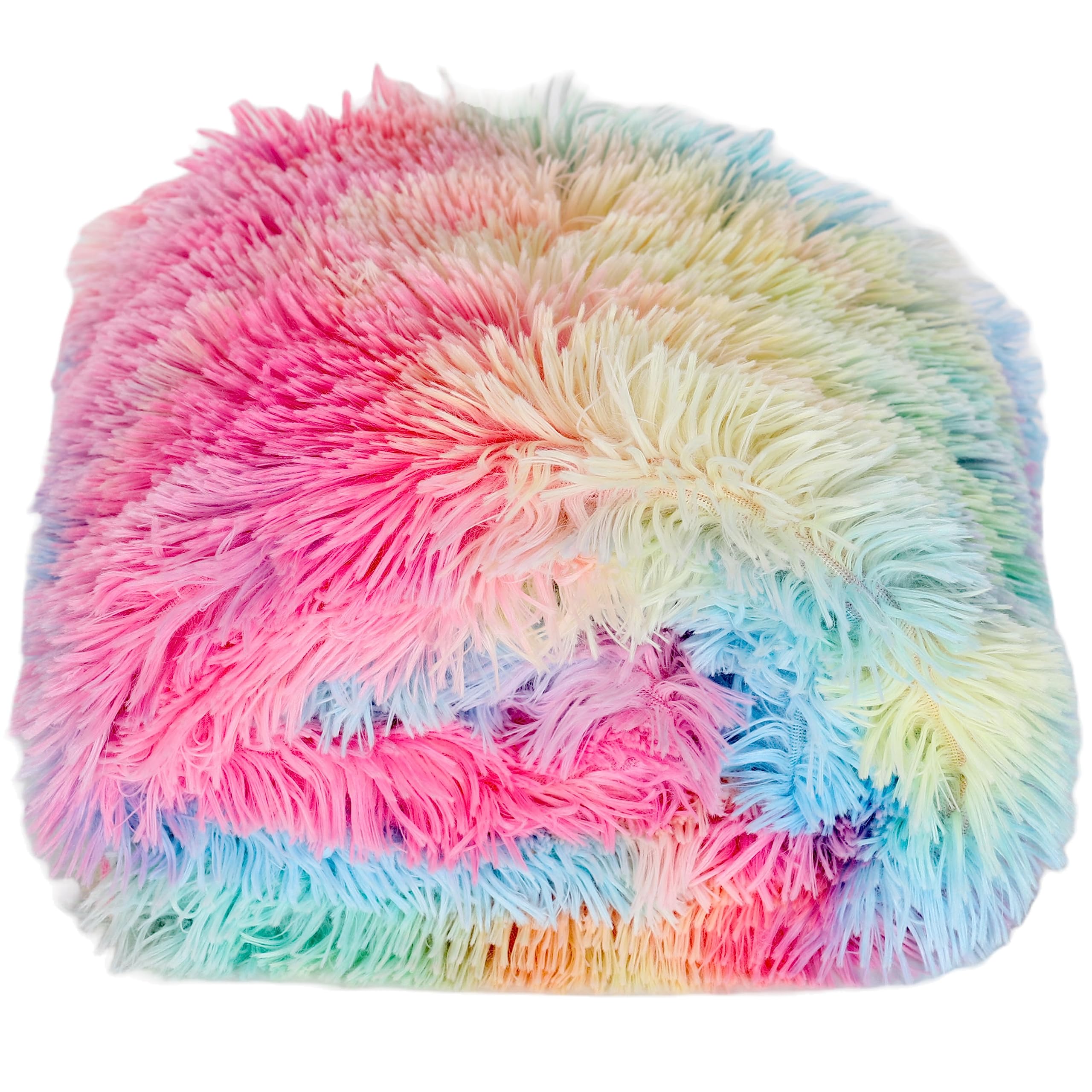 Lavatelli Kanguru Rainbow plaid pile 130x170 cm morbido