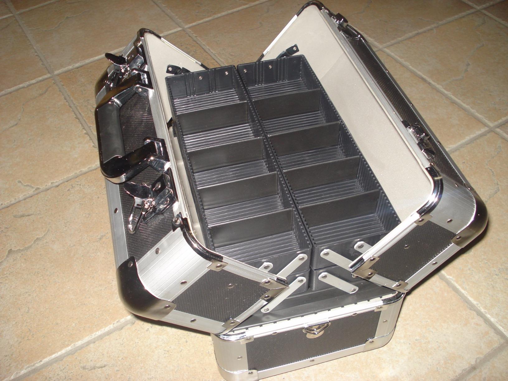 Songmics JBC228 Valigetta Portatrucchi Nera con Tracolla