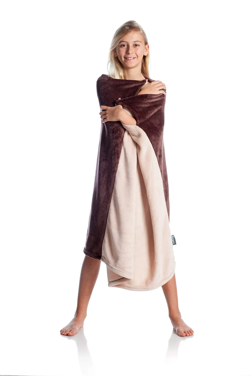 Lavatelli Kanguru Momonga coperta indossabile 80x90 cm calda