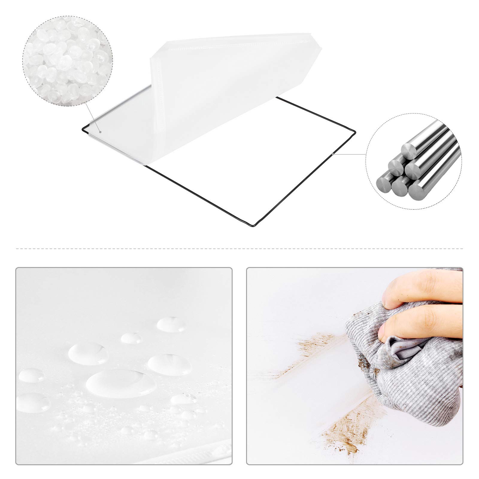 Songmics LPC503W scarpiera 10 ripiani bianco antipolvere