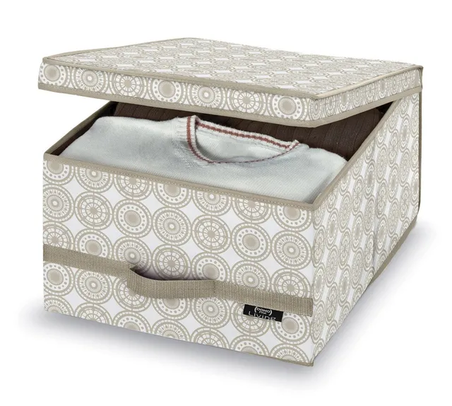 Domopak Living Ella scatola armadio beige 50x38x24 cm