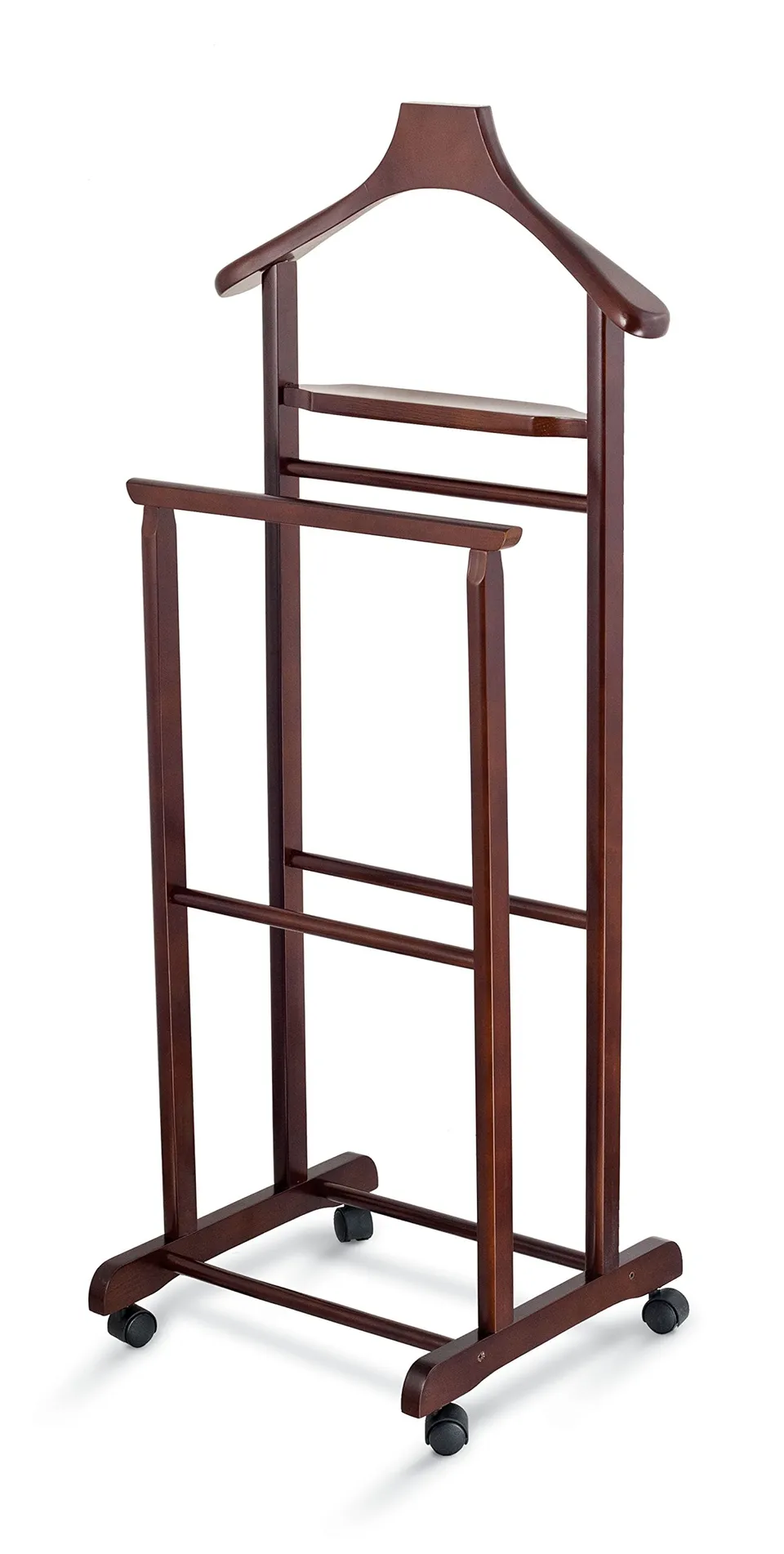 Domopak Living indossatore legno ciliegio 47x36x104 cm ruote