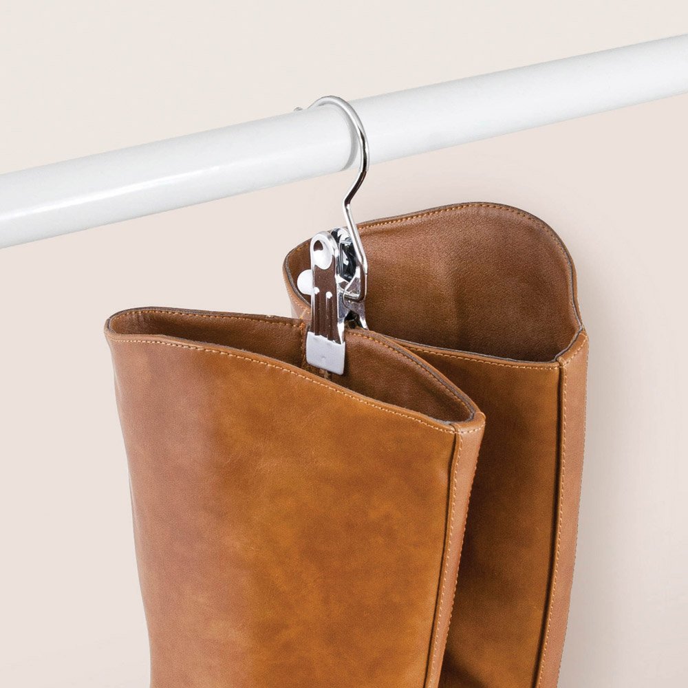 Domopak Living appendini con pinza acciaio set 4 pezzi 11 cm
