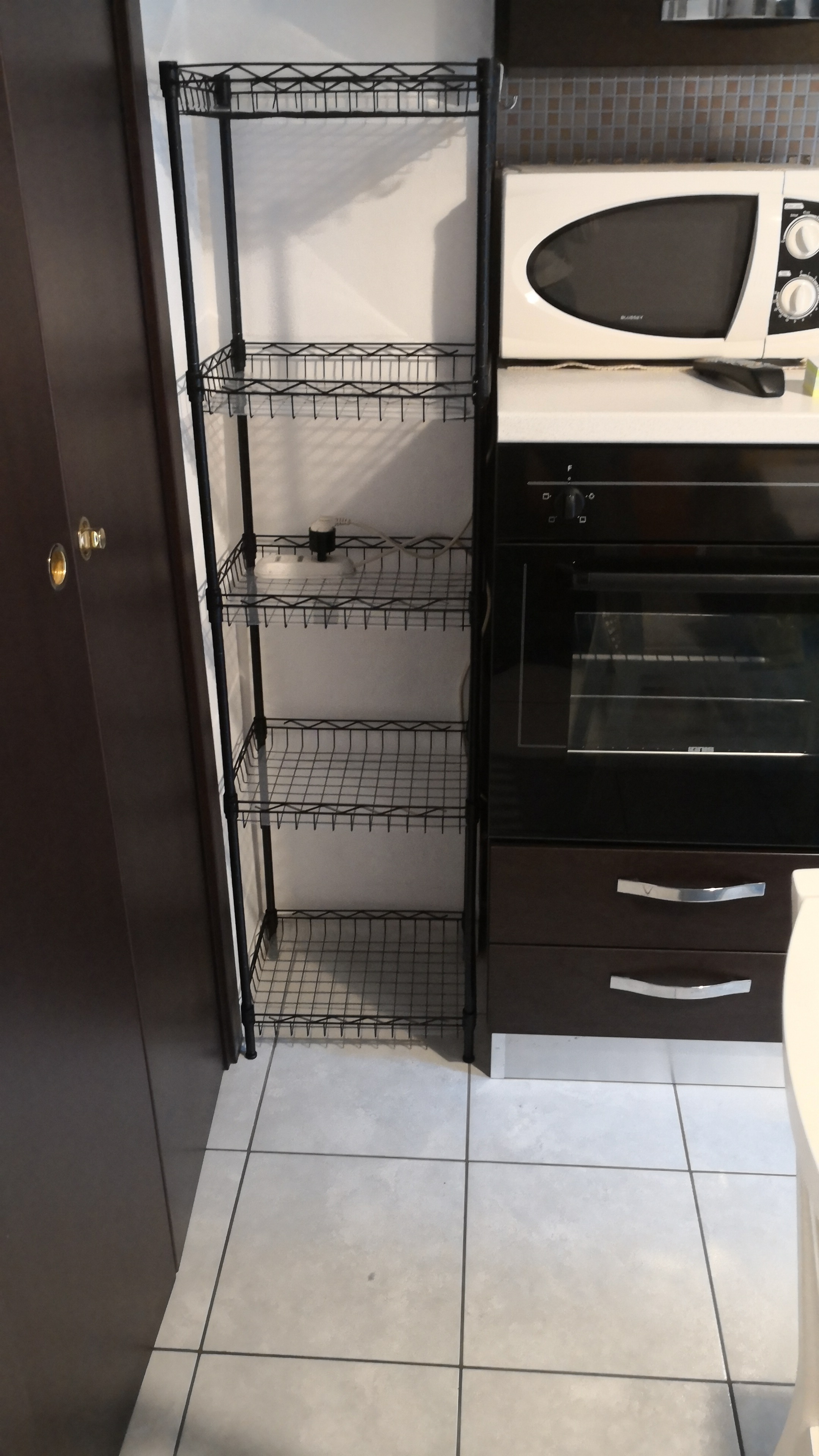 Songmics LGR105B01 Scaffale Metallo Nero 5 Ripiani Regolabili
