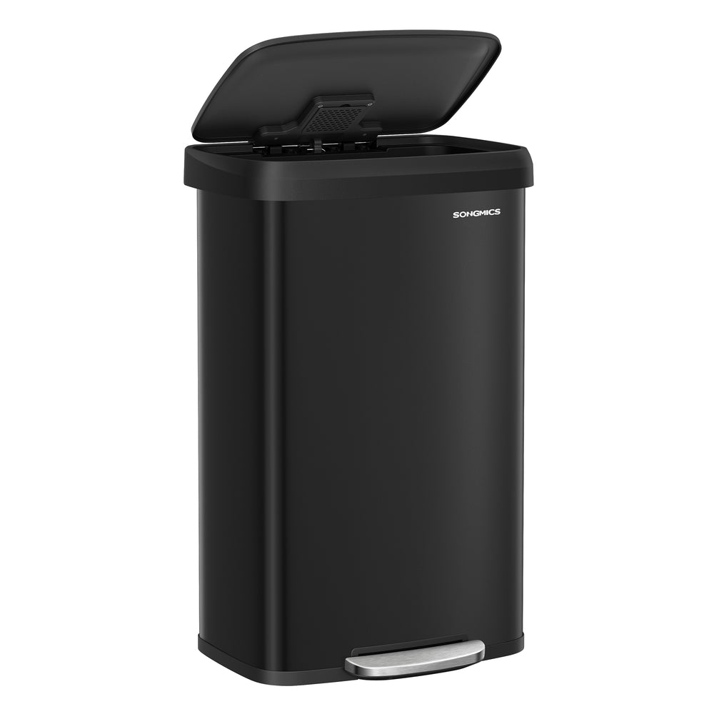 Songmics pattumiera cucina 80 L acciaio inox pedale