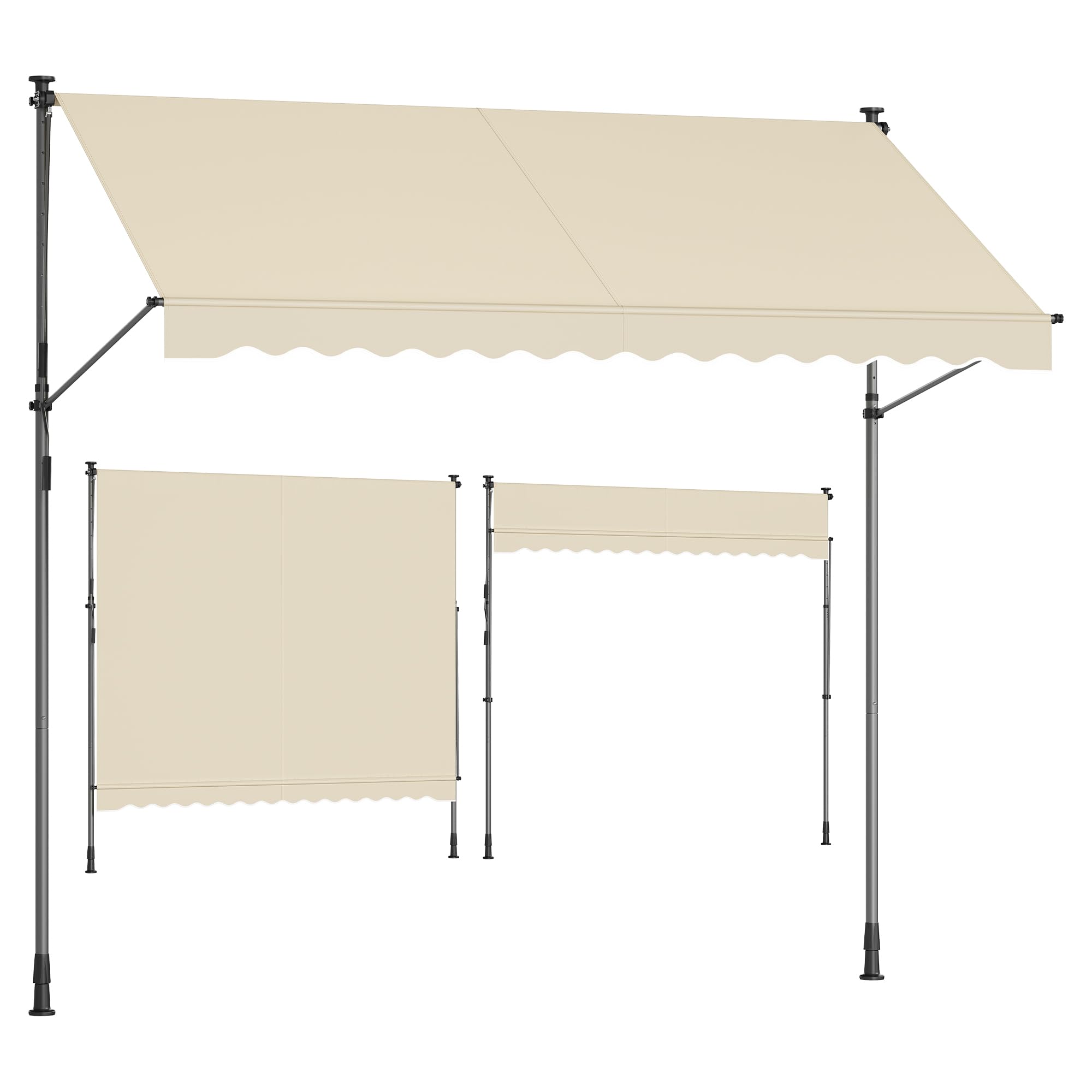 Songmics GSA302M01 Tenda Sole Avvolgibile 300x120 cm Beige