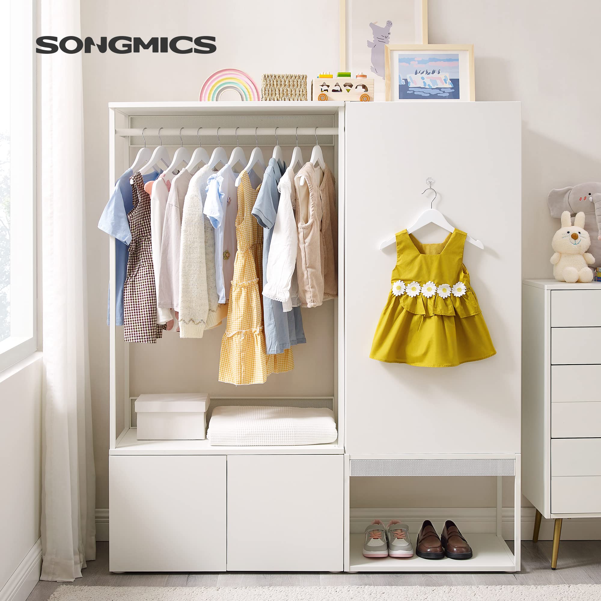 Songmics CRW061W20 grucce bambini legno 35 cm set 20 pezzi