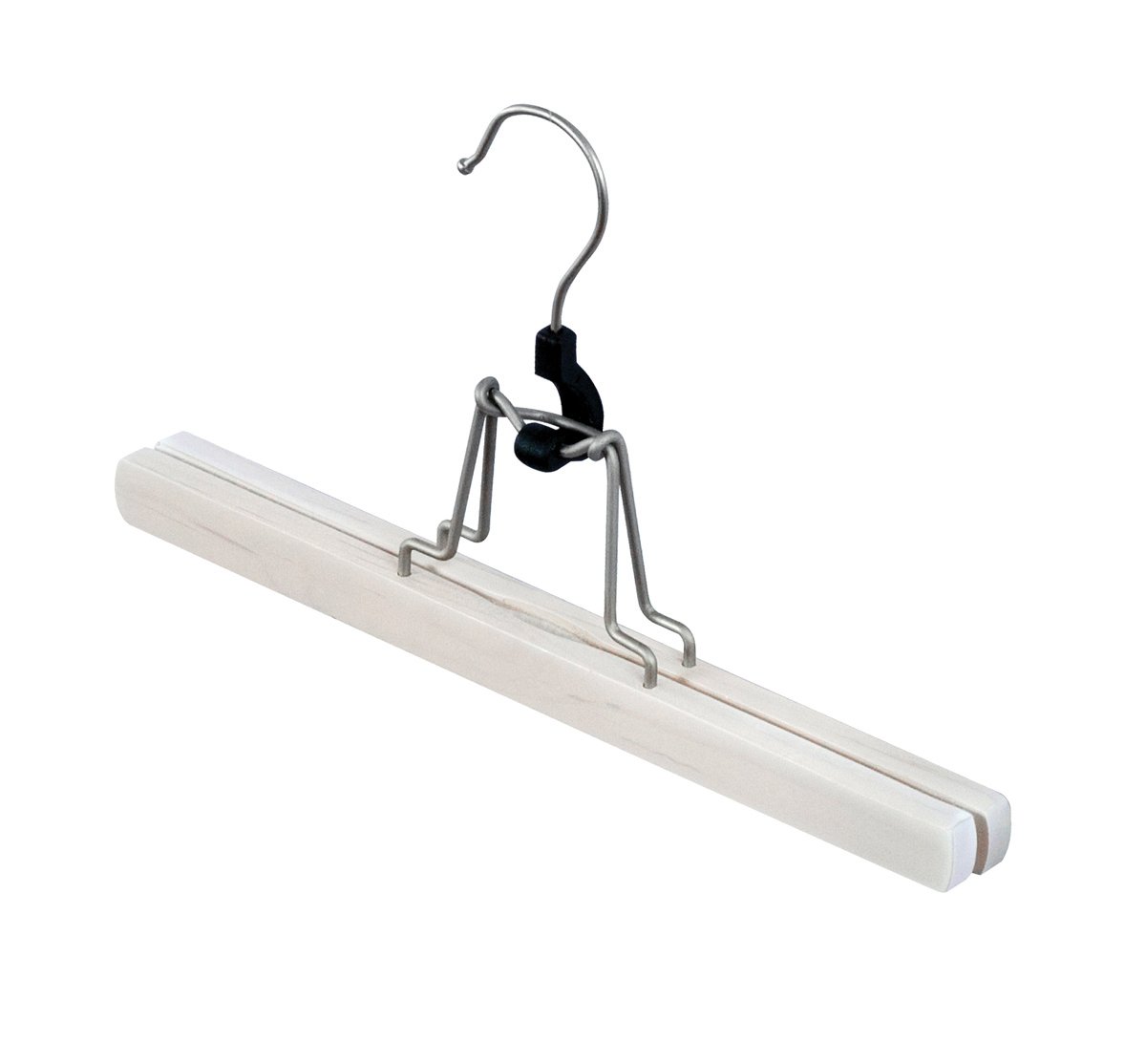 Domopak Living pinza pantalone appendiabiti legno 28 cm antipiega