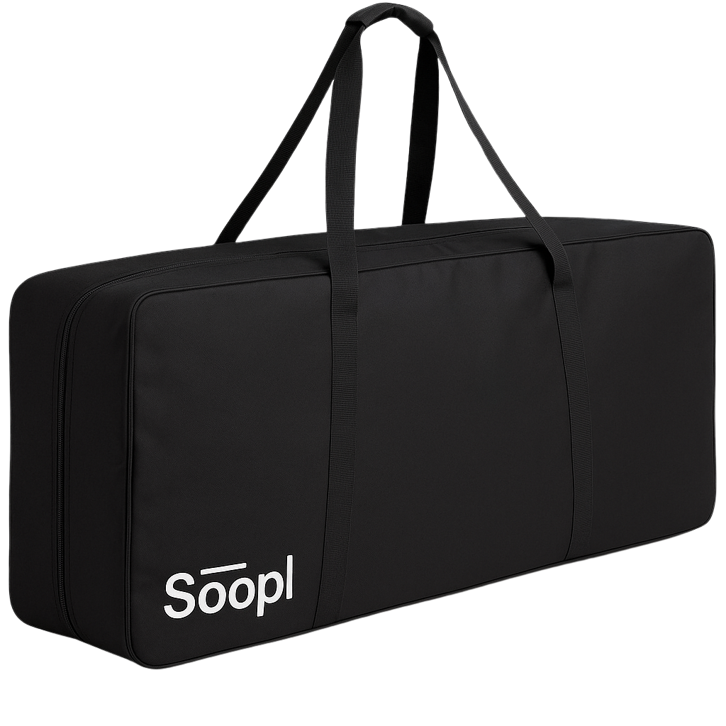 Soopl Fashion Trolley Set con Borsa Carrier Antipolvere