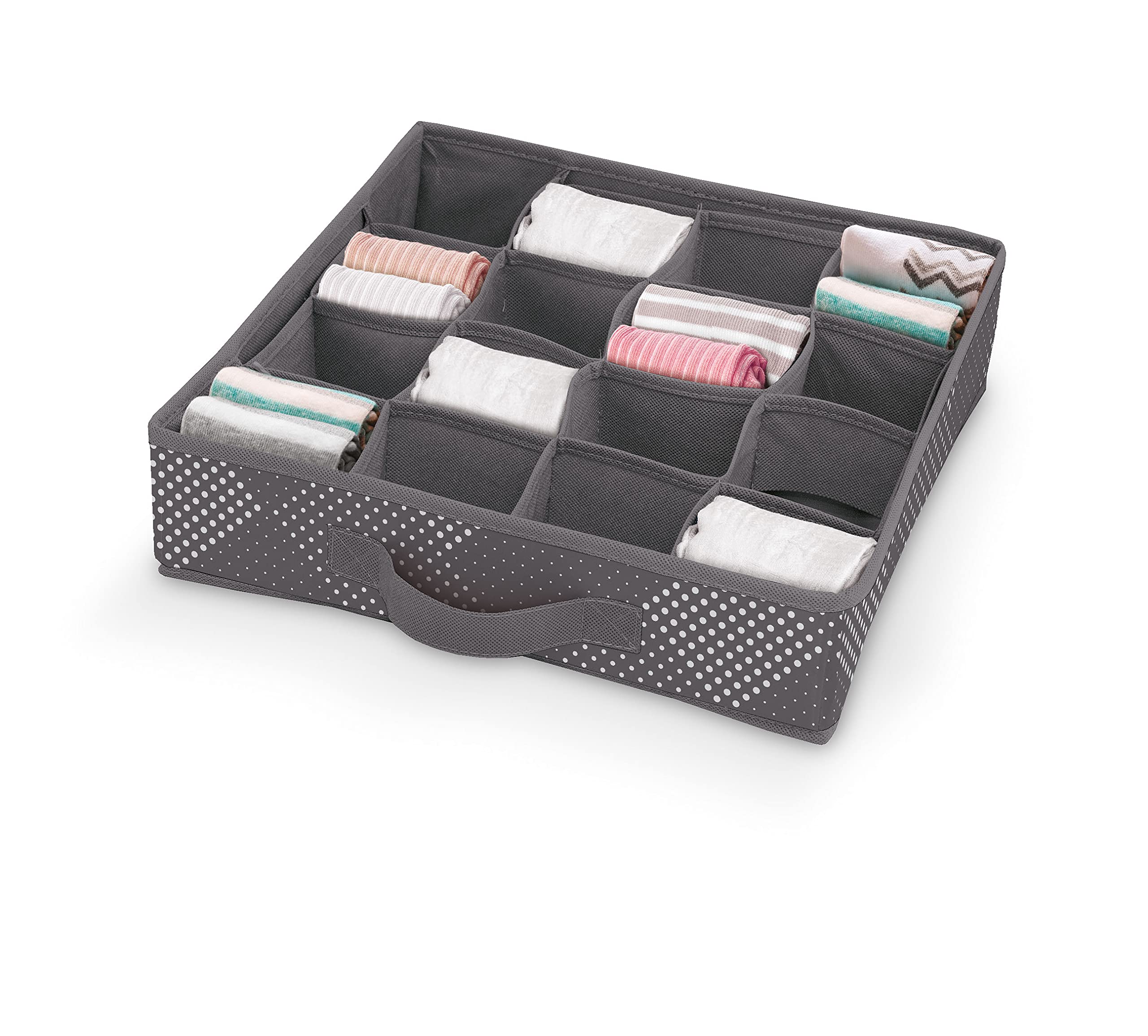 Domo Pak Pixel divisore 16 scomparti 32x32x8 cm poliestere