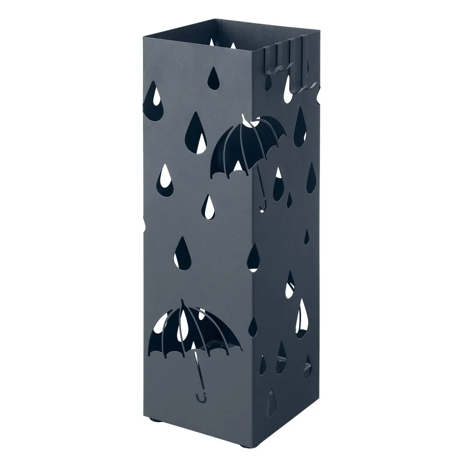 Songmics LUC049G01 portaombrelli metallo grigio 15,5x49 cm