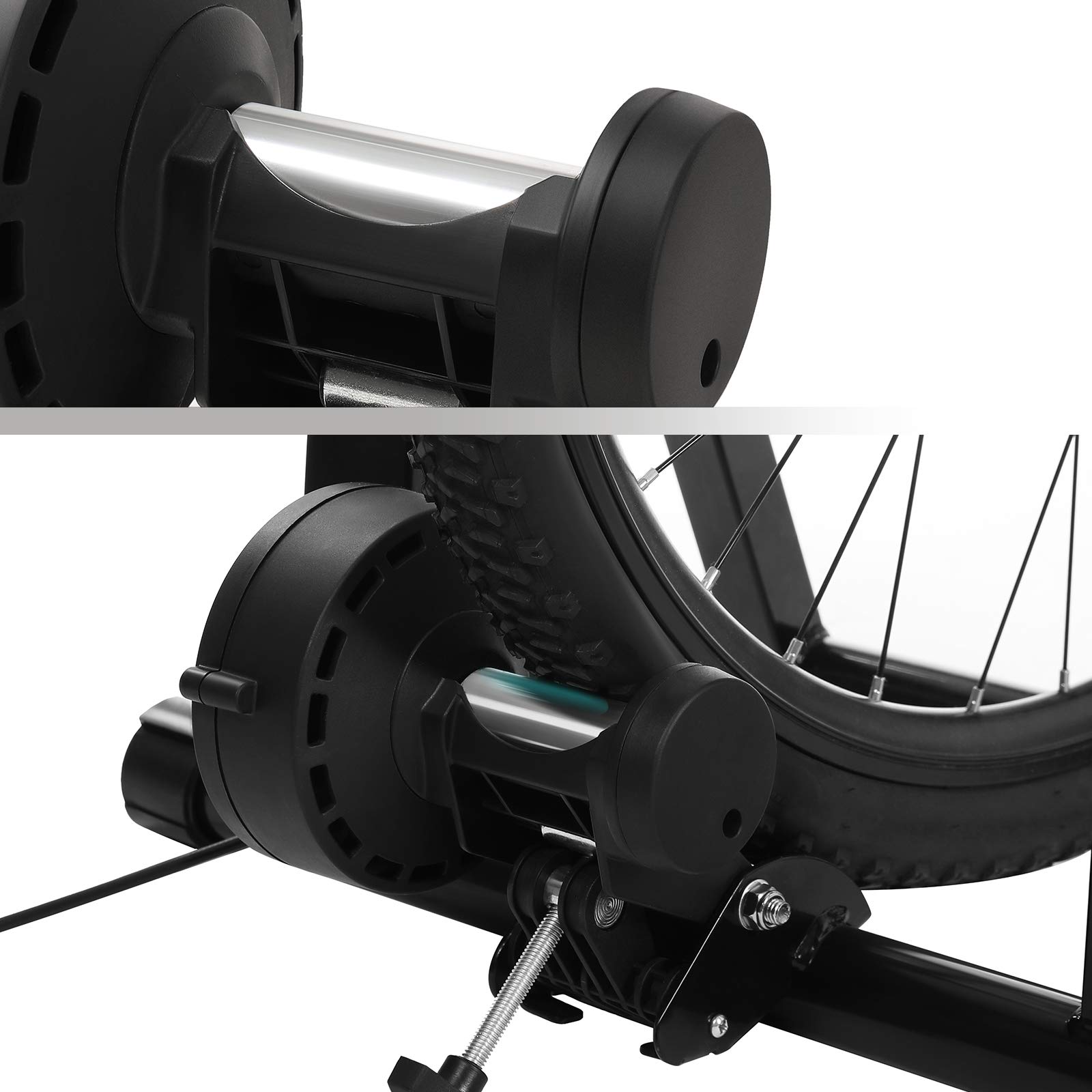 Songmics SBT003B01 rullo bici magnetico nero 6 resistenze