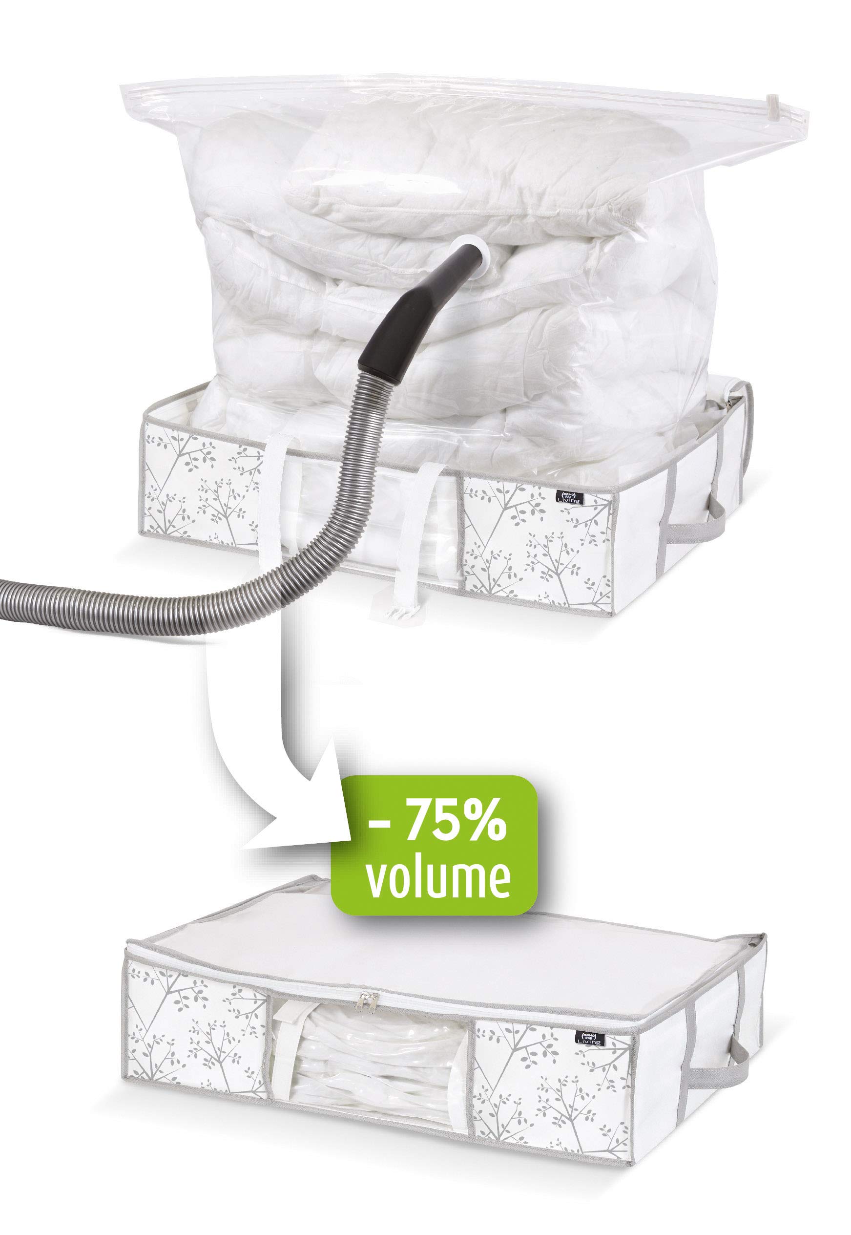 Domopak Living 913051 sacco sottovuoto 65x50x15,5 cm salvaspazio