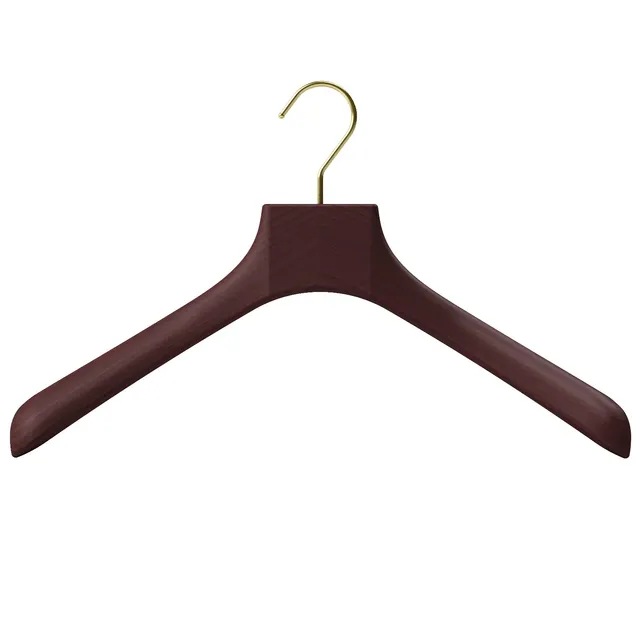 Mainetti Linea Legno gruccia cappotti 46cm noce 5 pezzi