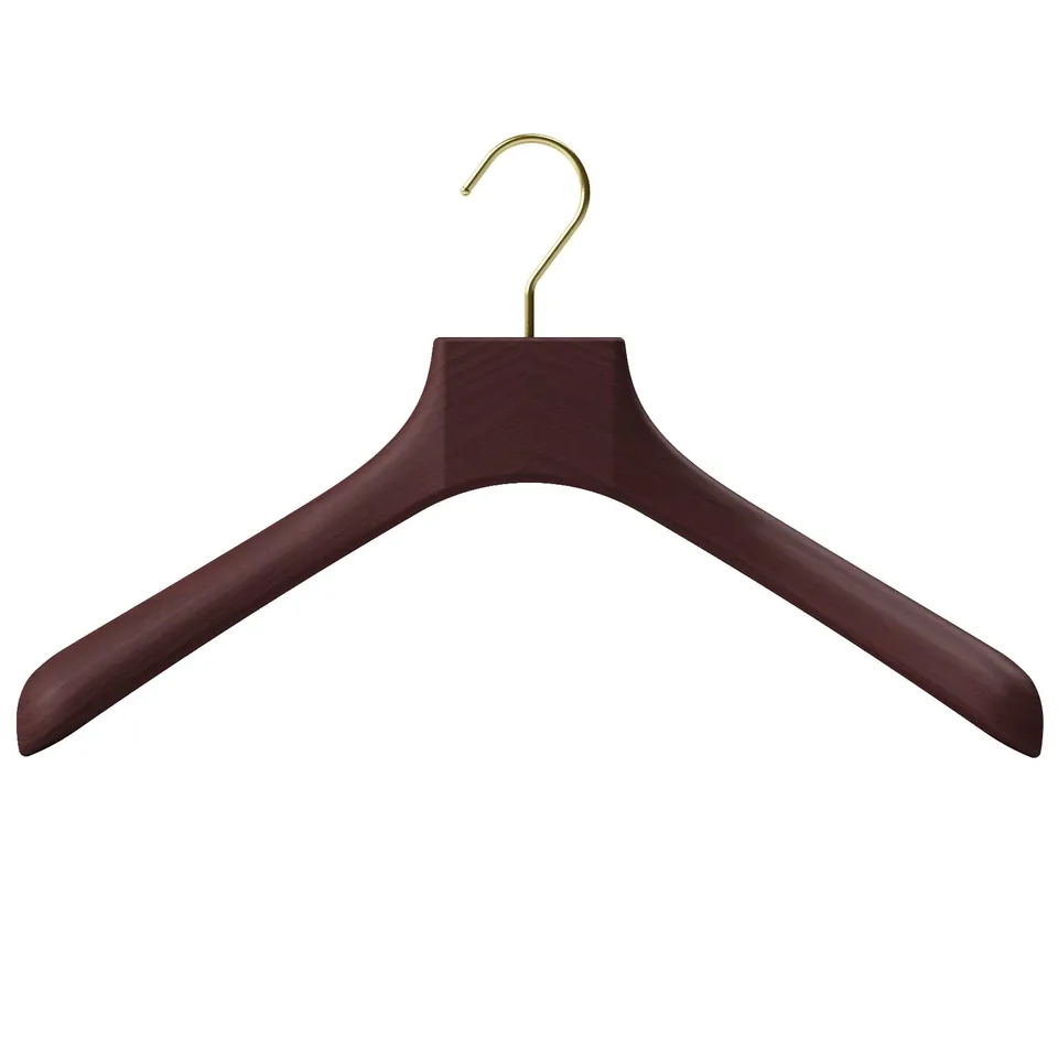 Mainetti Linea Legno gruccia cappotti 46cm noce 5 pezzi