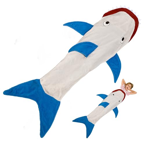 Kanguru Squalo coperta coda bambini 142 cm grigia