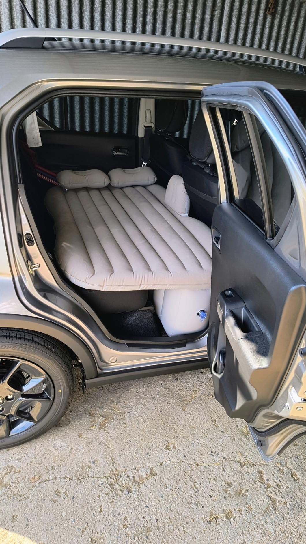 Ediesi materasso auto gonfiabile nero 140x80 pompa