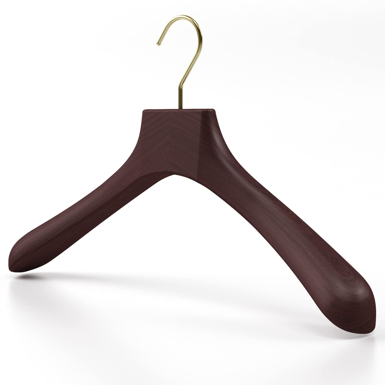 Mainetti Linea Legno gruccia cappotti 46cm noce 5 pezzi