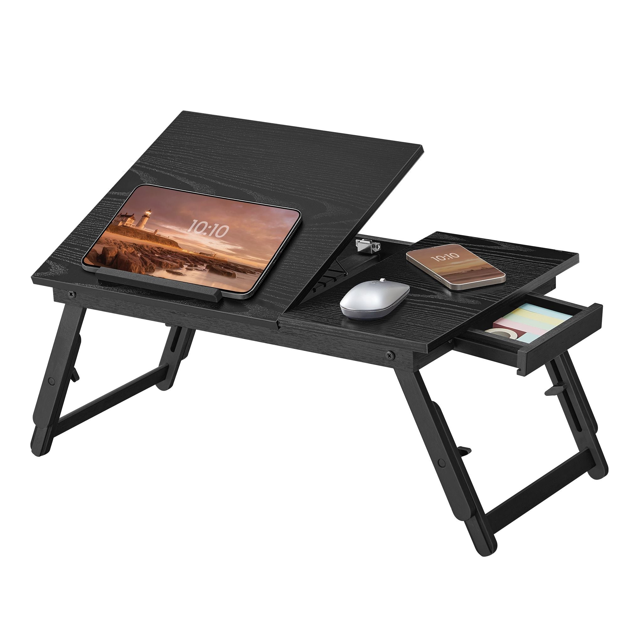 Songmics Tavolino da Letto Laptop Vassoio Leggio