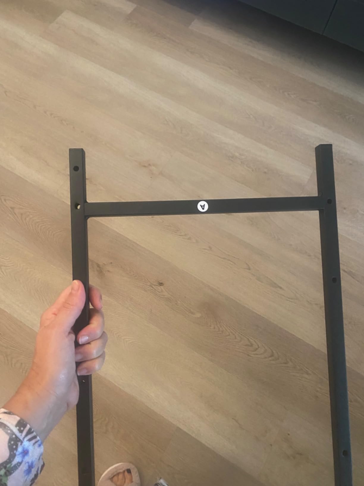 Songmics BSC33BK scaffale 3 ripiani nero 38x30x72 cm rete