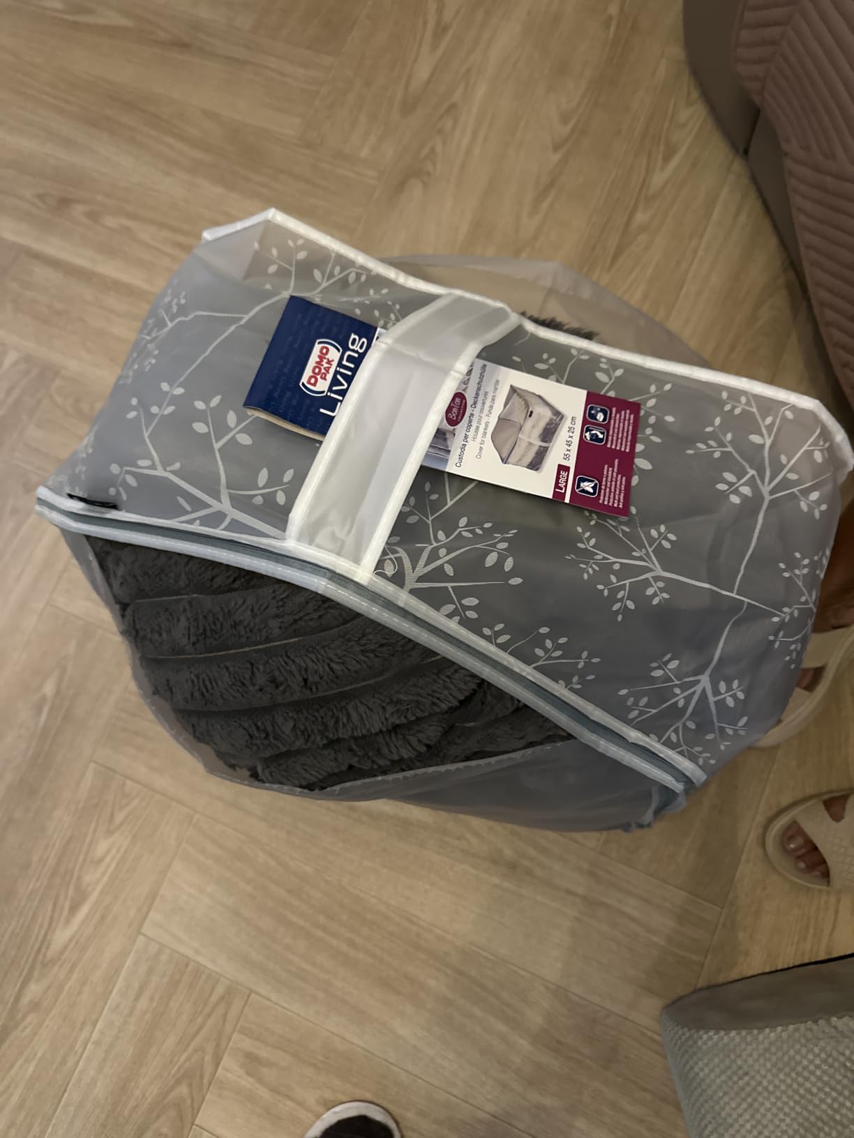 Domo Pak Metrik Custodia Coperte Large 55x45x25 Impermeabile