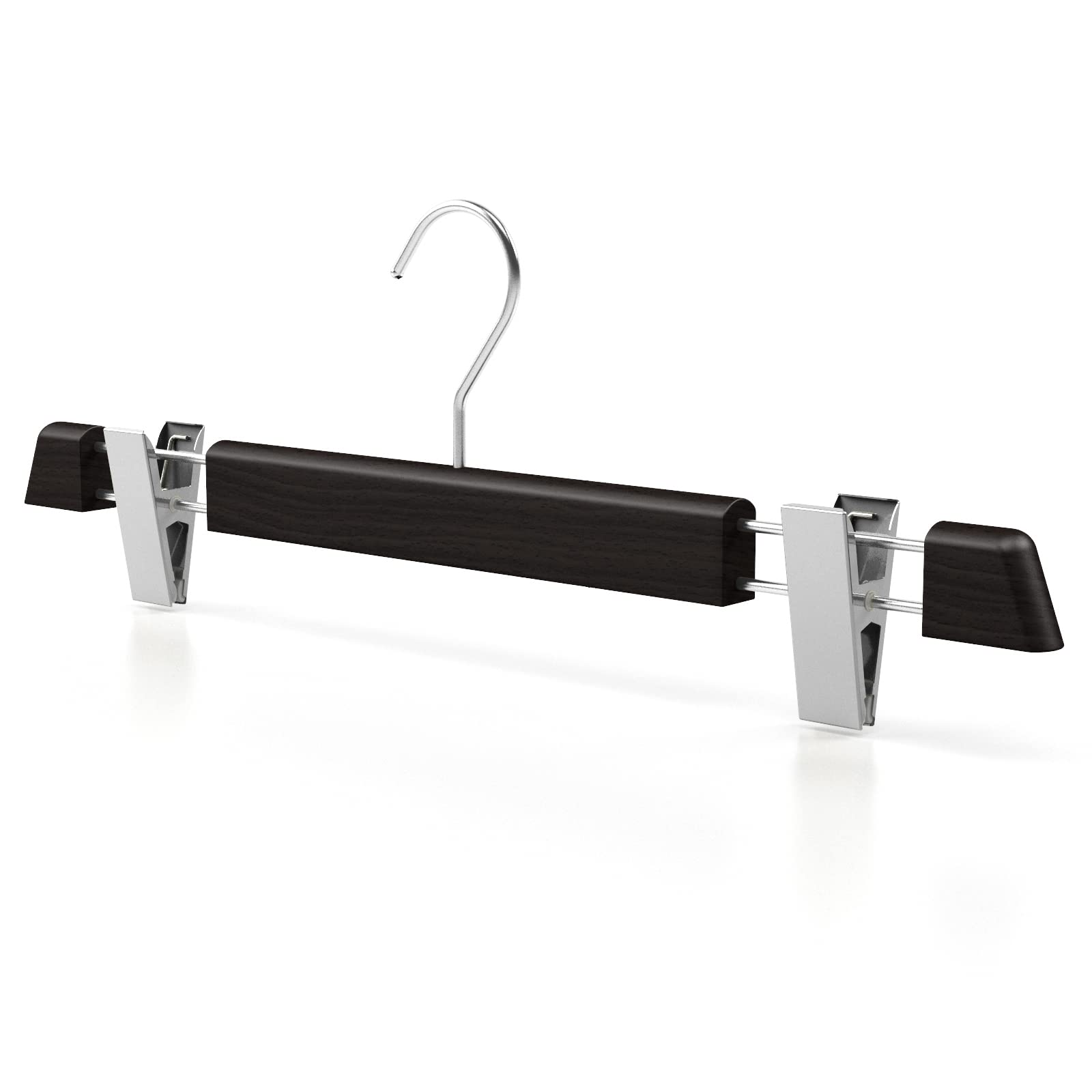 Mainetti Linea Legno grucce con pinze wengè 40 cm 5 pezzi salvaspazio