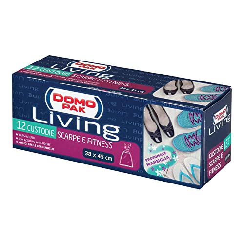 Domopak Living sacchetti scarpe trasparenti 38x45 cm profumati
