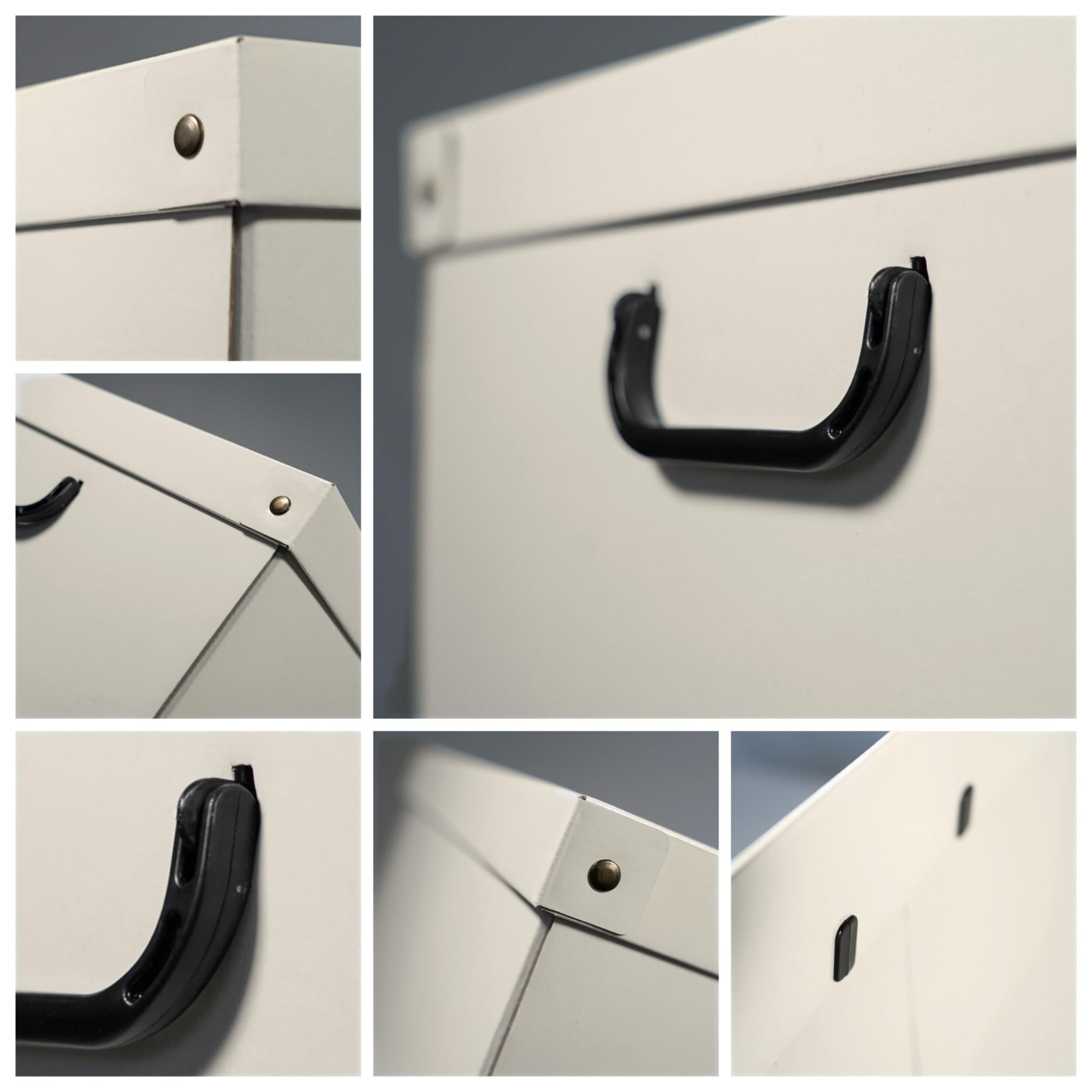 Lavatelli Scatole Organizer Armadio Grande Beige Set 6 da 45L