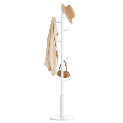 SONGMICS RCR039WC01 Attaccapanni Terra Bianco Nuvola 175,3 cm
