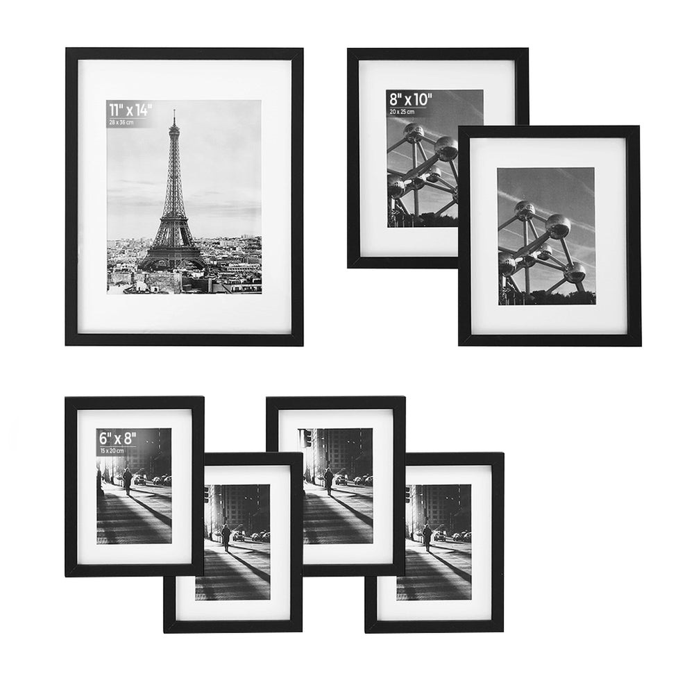 Songmics cornici foto con 7 passepartout da parete