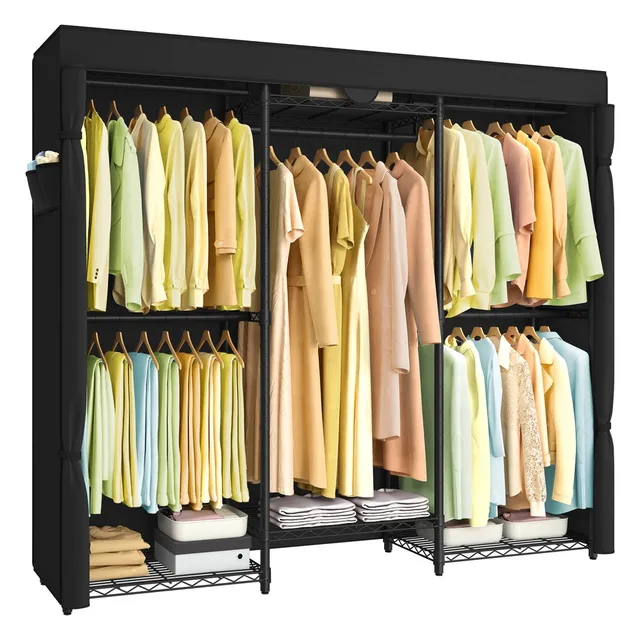 Songmics Guardaroba Portatile Stand Appendiabiti