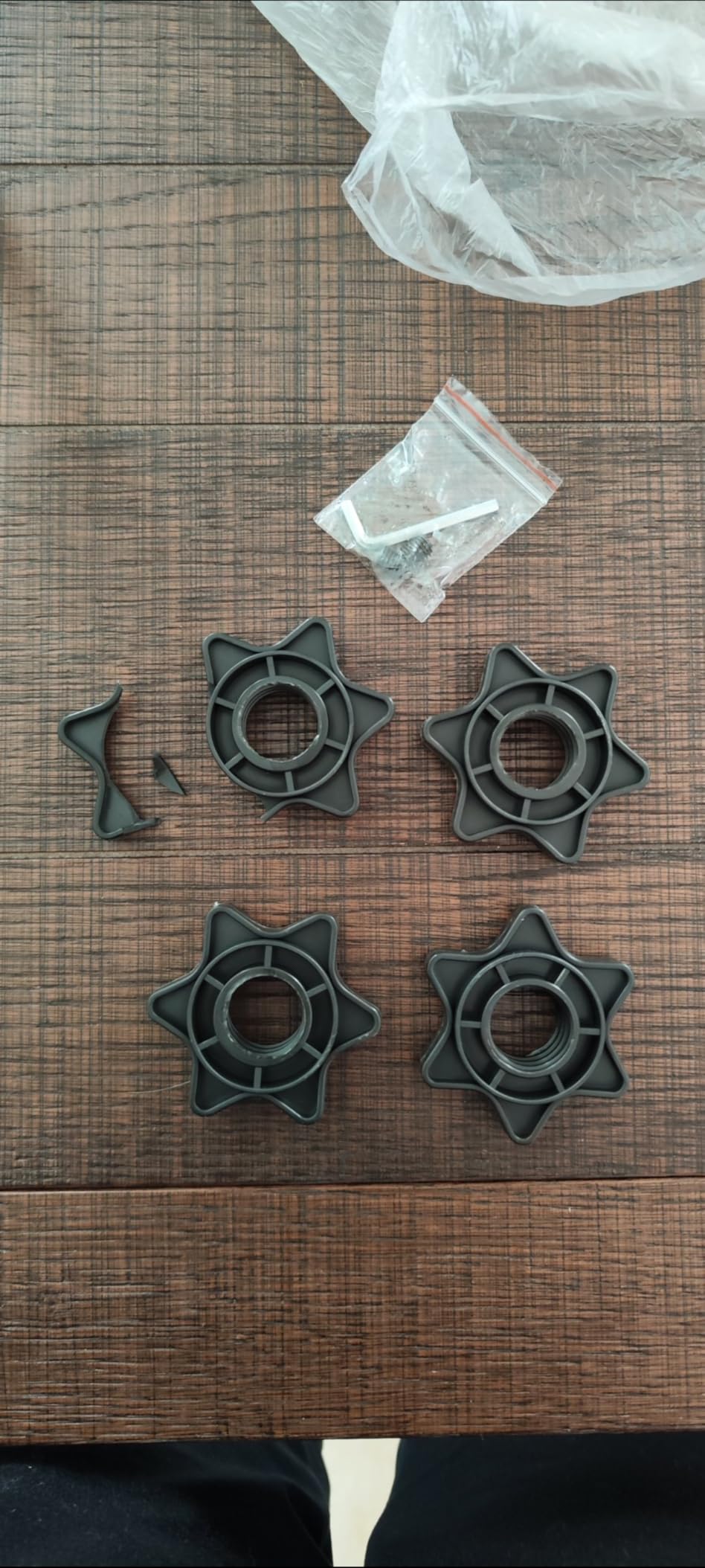 Songmics 2 in 1 Set Manubri 2 x 15 kg Nero Regolabile