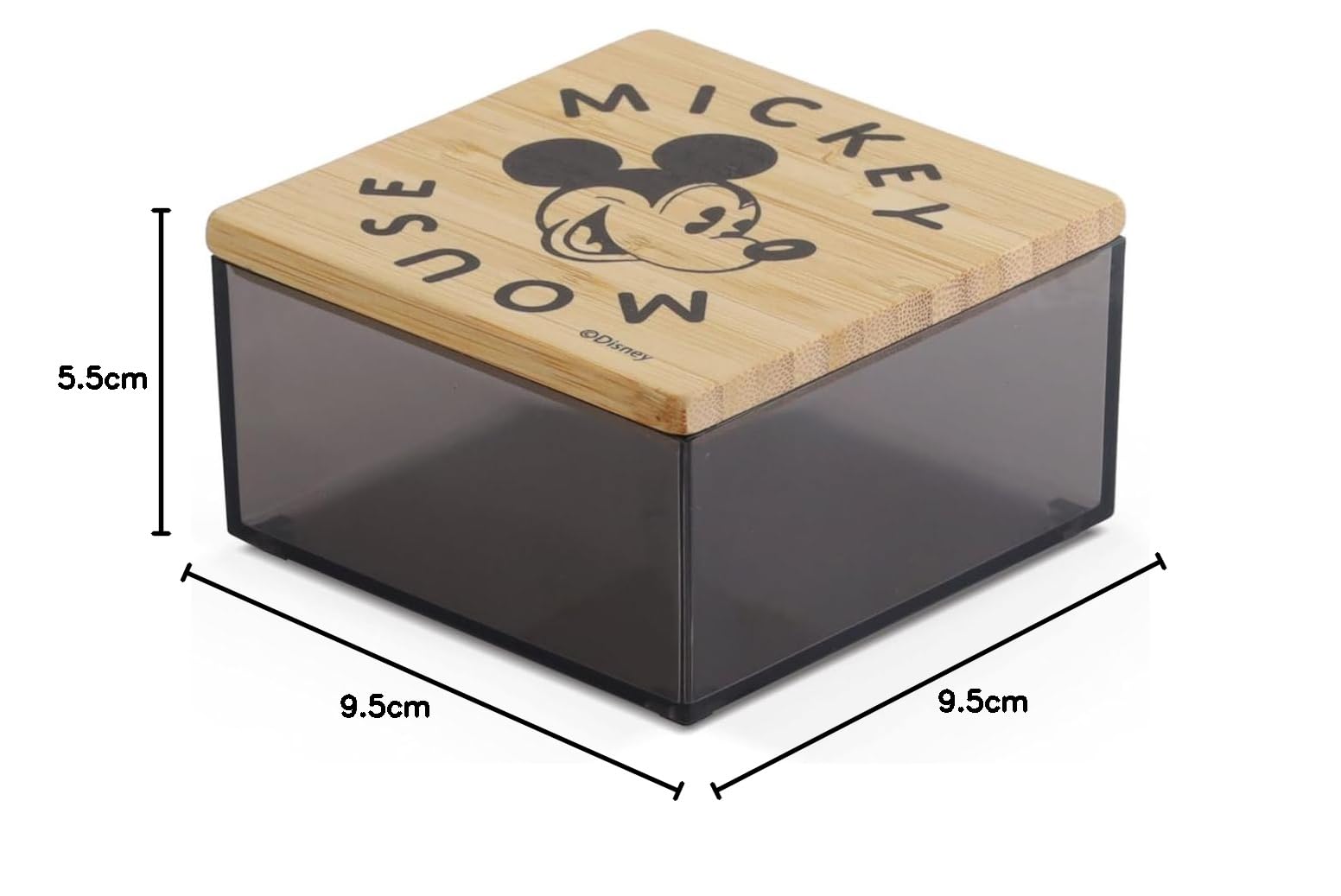 DOMO PAK LIVING organizzatore Small bambù Disney Mickey Mouse