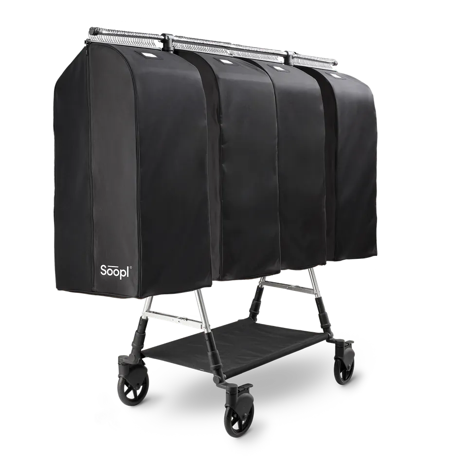 Soopl Fashion Trolley set trolley + 4 borse medie antipolvere