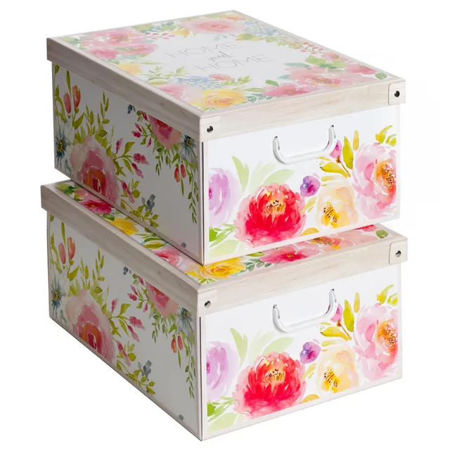 Lavatelli Sweet Home scatole cartone 49x40x24 cm 2 pezzi