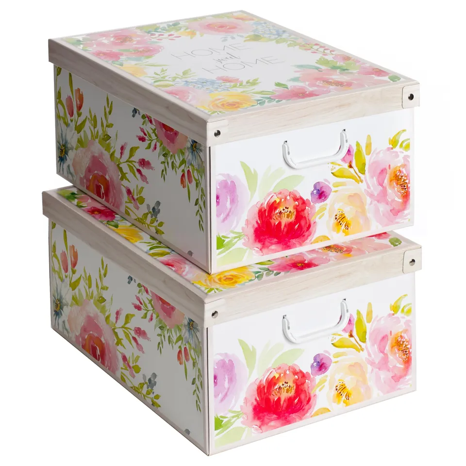 Lavatelli Sweet Home scatole cartone 49x40x24 cm 2 pezzi